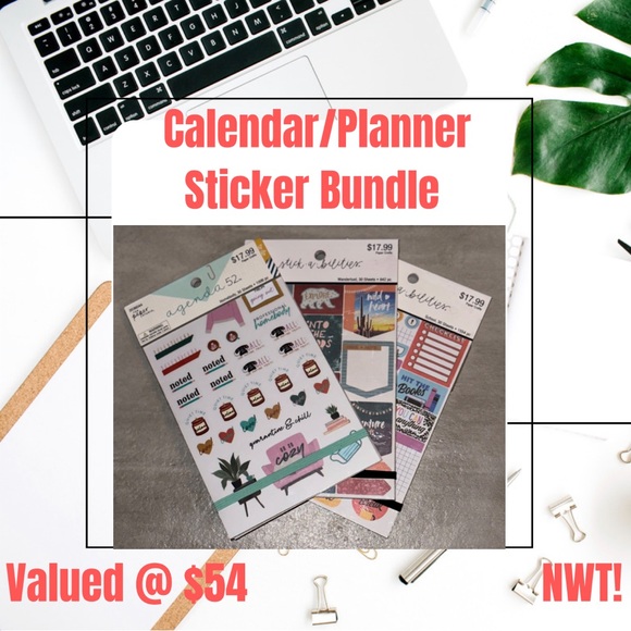 custom variety Office Plannercalendar Sticker Bundle Poshmark